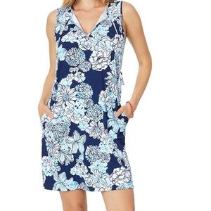 Lilly Pulitzer new Johana sleeveless cover up with pockets